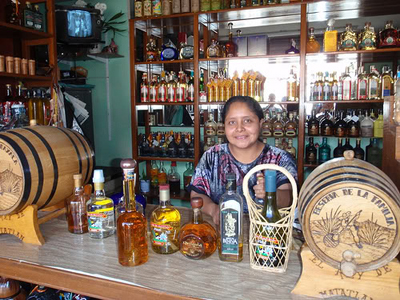 A local mescal tasting room